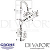 Grohe Concetto Single-Lever Kitchen Sink Mixer Spares